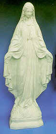 24 inch Our Lady of Grace, Granite Look