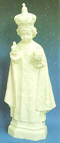 Infant of Prague, Natural White Look
