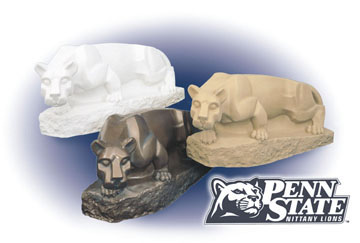 Officially Licensed Nittany Lions. Available in Granite, Bronze and Sandstone Finish Looks. A Unique, One of A Kind Item!